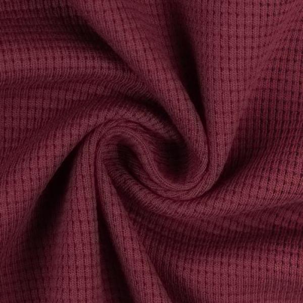 Swafing Clarissa Waffeljersey Uni Bordeaux 937